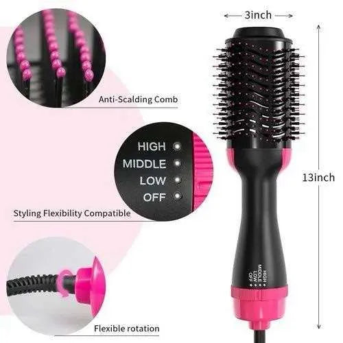NOX Volumizer Hair Dryer and Hot Air Brush | 3 in 1
